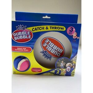 Dubble Bubble Catch and Throw 3 Piece Outdoor Game Set 2 Discs 1 Ball TR2303 NEW